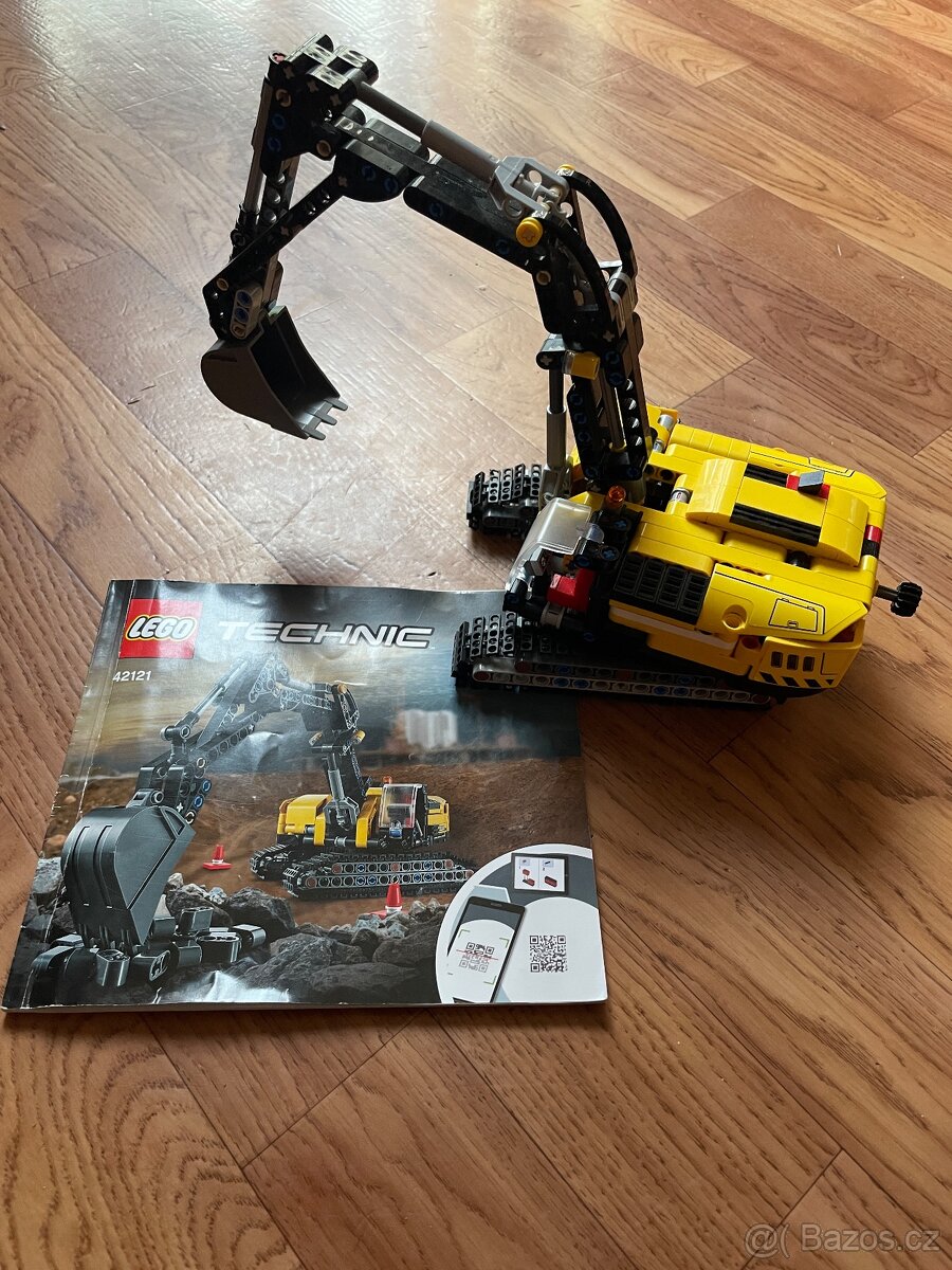 LEGO Technic 42121 TĚŽKOTONÁŽNÍ BAGR, bez krabice