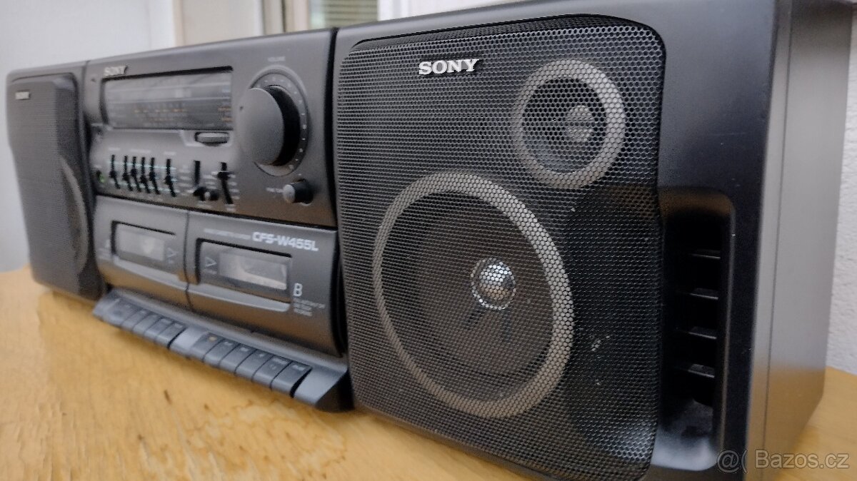 Sony CFX W455L retro rádiomagnetofon
