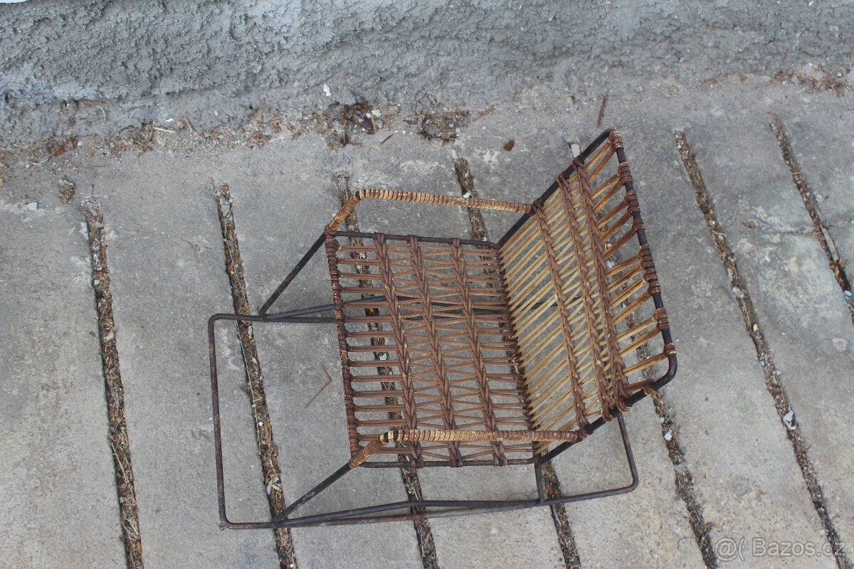 Retro houpací koník a křesílko