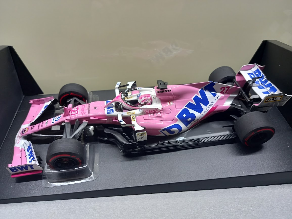 F1 BWT RACING POINT MERCEDES RP20 HULKENBERG MINICHAMPS 1:18