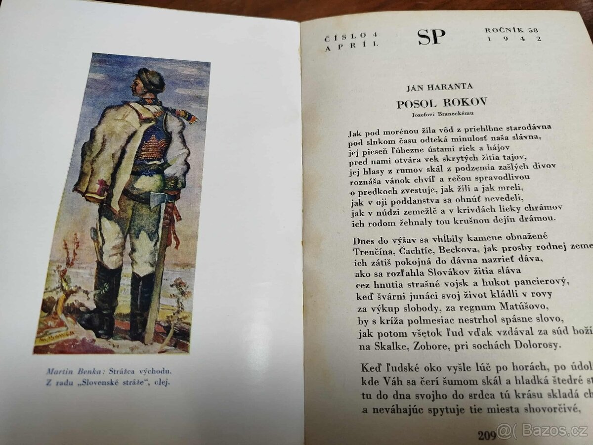 SLOVENSKÉ POHĽADY--1942--58.ročník 1. až 12.--redigoval DR.S