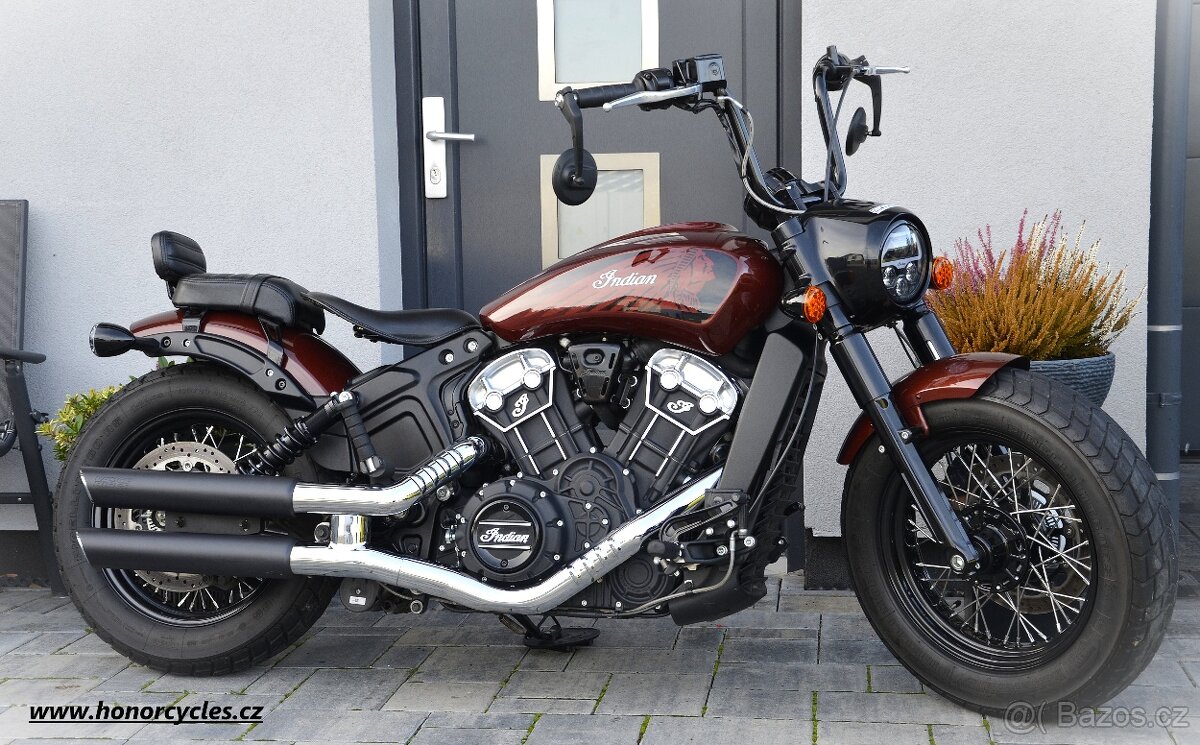 Indian Scout Bobber Twenty CZ původ / Ohlins / 1.majitel