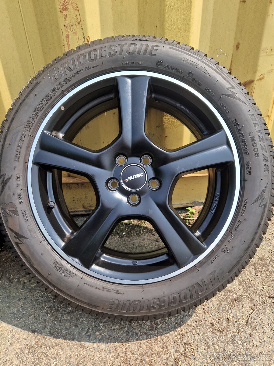 5x100 r17 kola disky vw taigo scala kamiq tcros 205 55 17