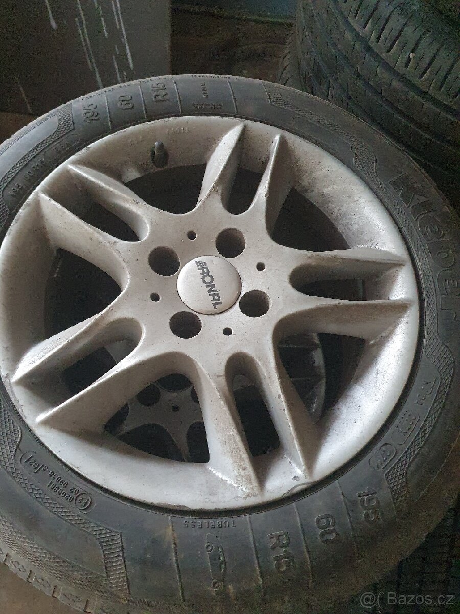 Sada 15" ALU kol 4x100 7,5jx15 et38