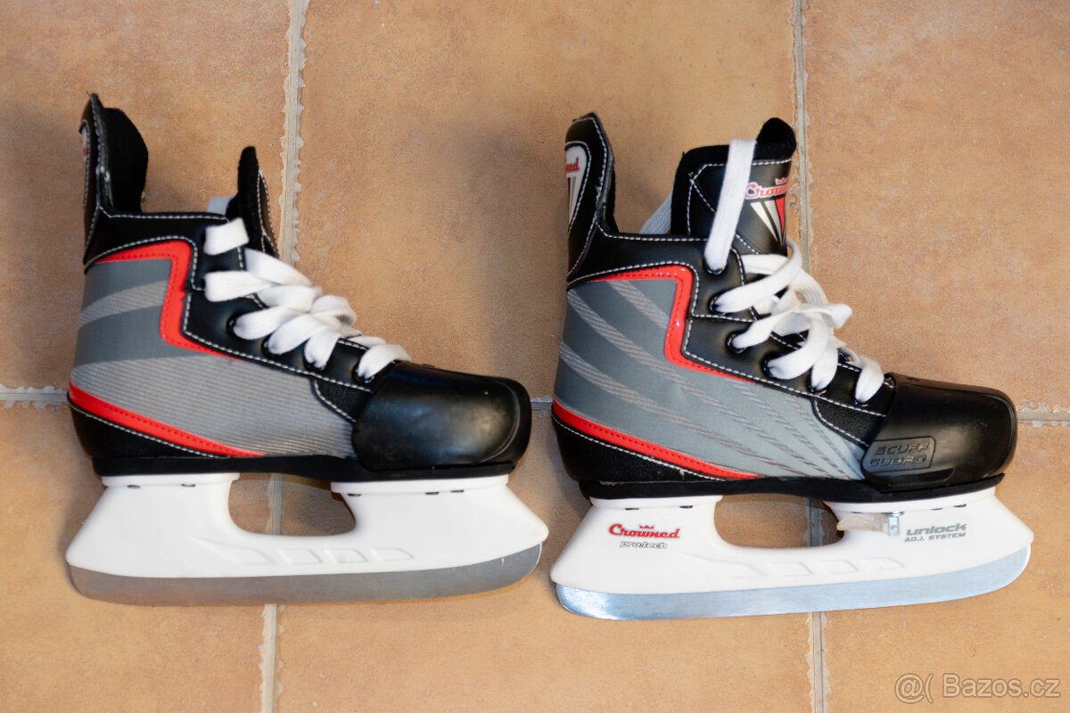 Chlapecké lední brusle Crowned Bolt, v35 až v38