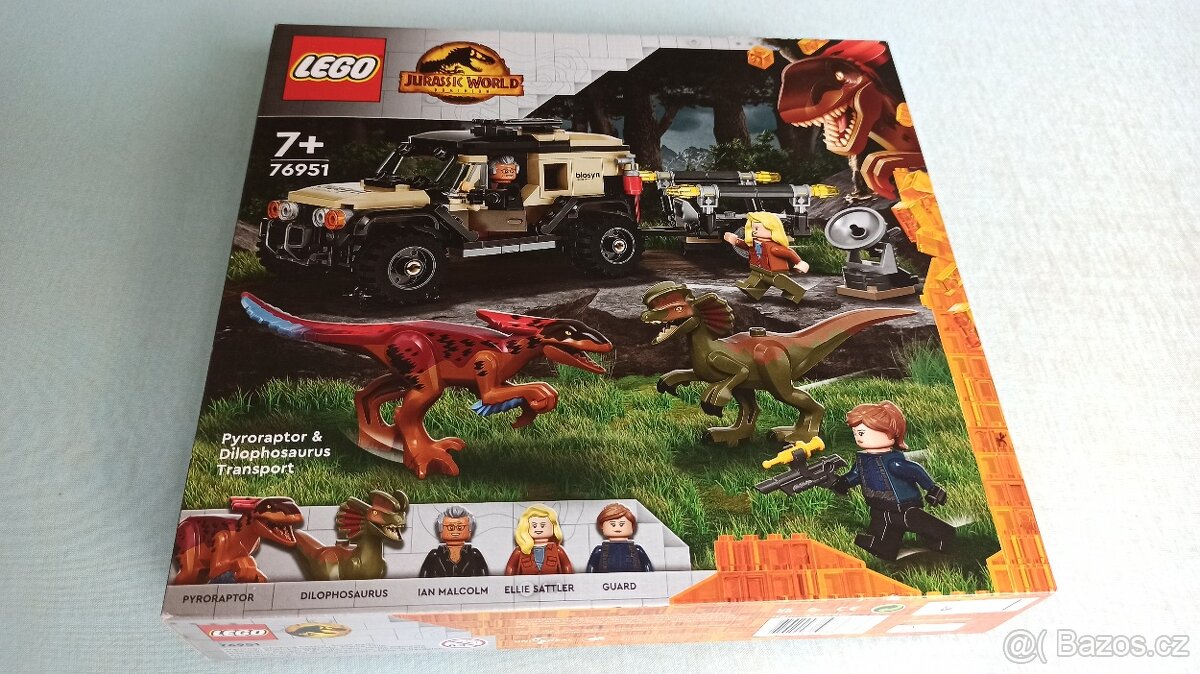 LEGO 76951 Jurassic World Přeprava pyroraptora
