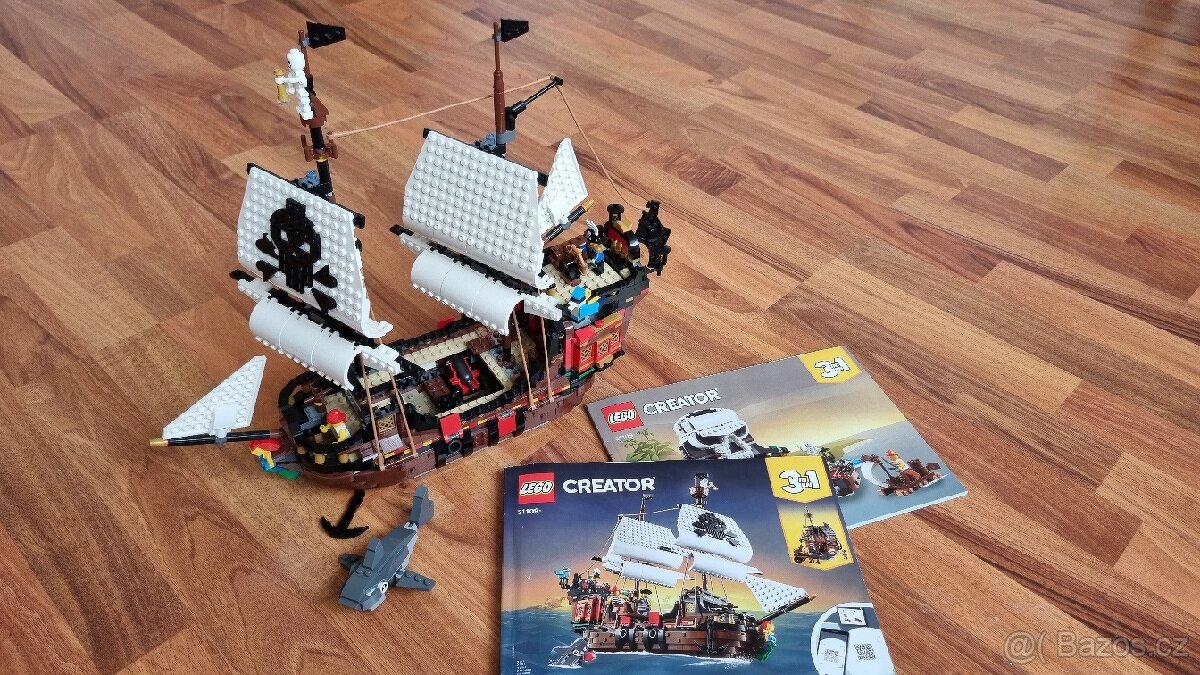 Lego Pirátská loď 3v1