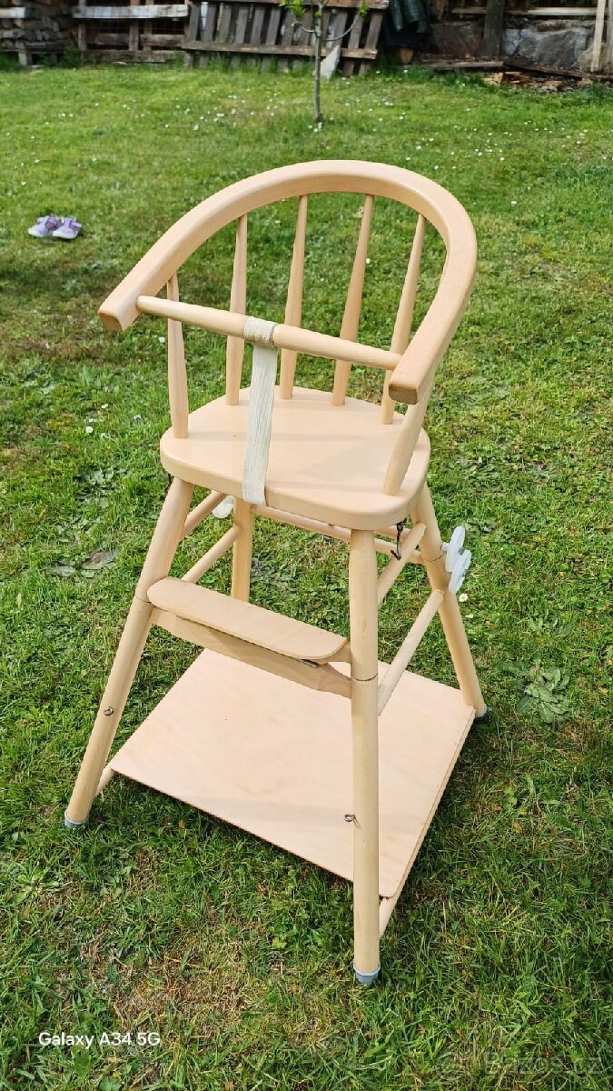 Dětská dřevěná židle Bernkop
