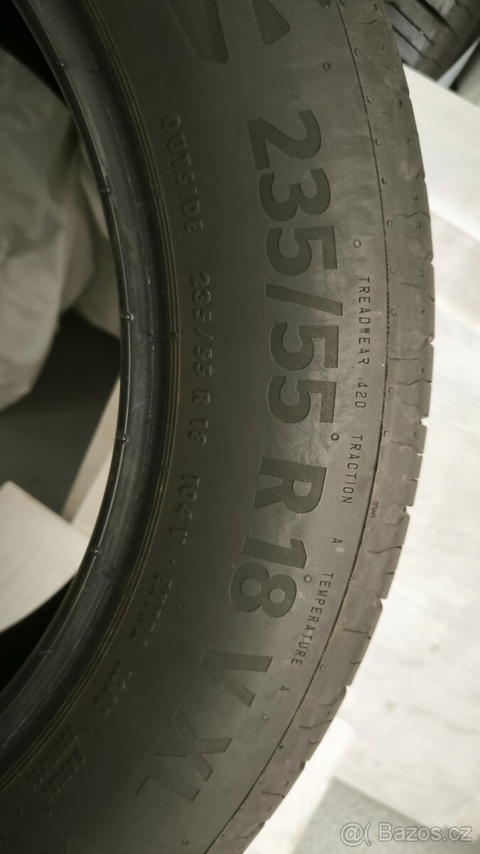 Continental EcoContact 6 235/55 R18 104 V XL Letní - 3000km