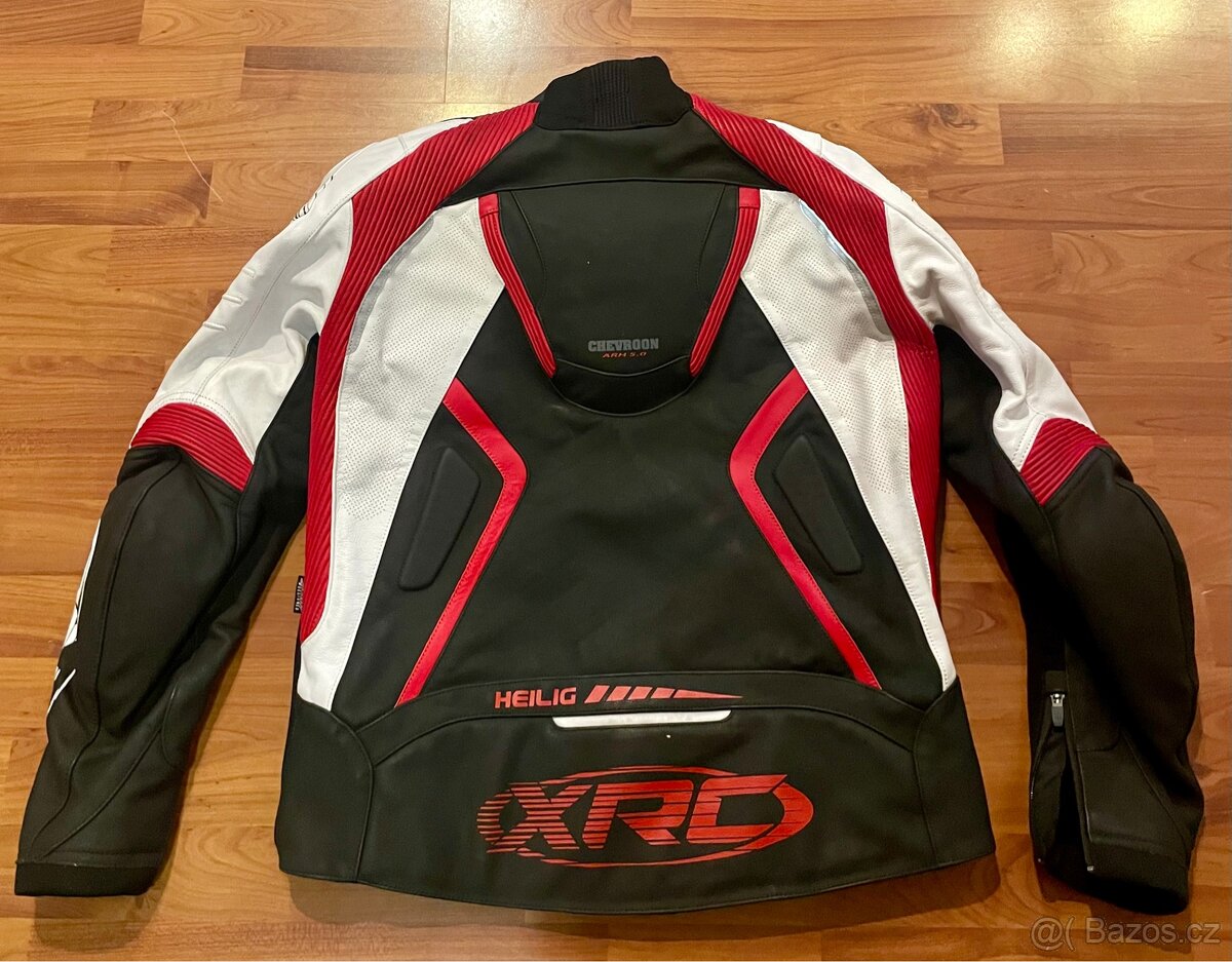 Motorkářská kožená bunda vel.56