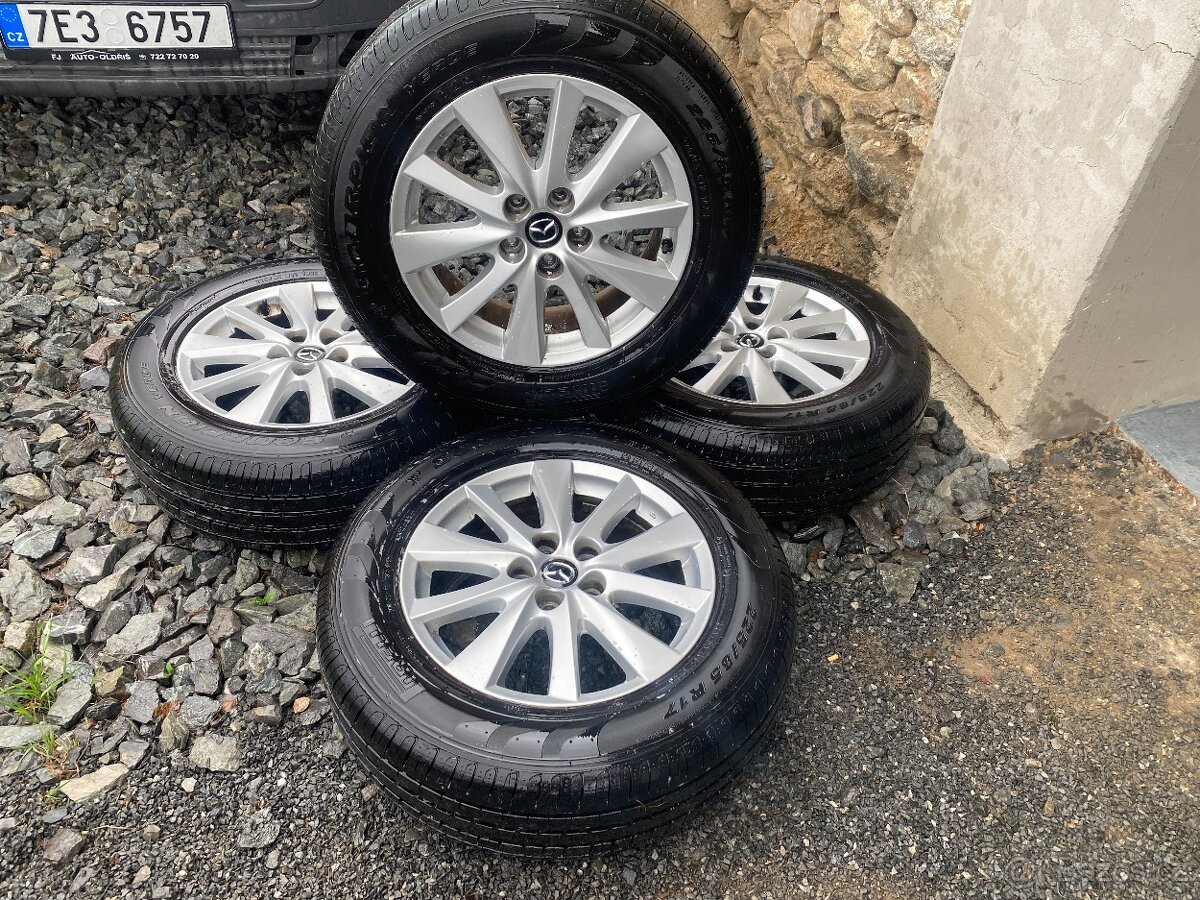 ALU KOLA MAZDA CX5 114.3 225/65/17 LETNI