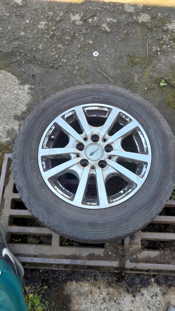 Alu Brock r16 Traffic, Vivaro, Primastar s pneu 205/65 r16