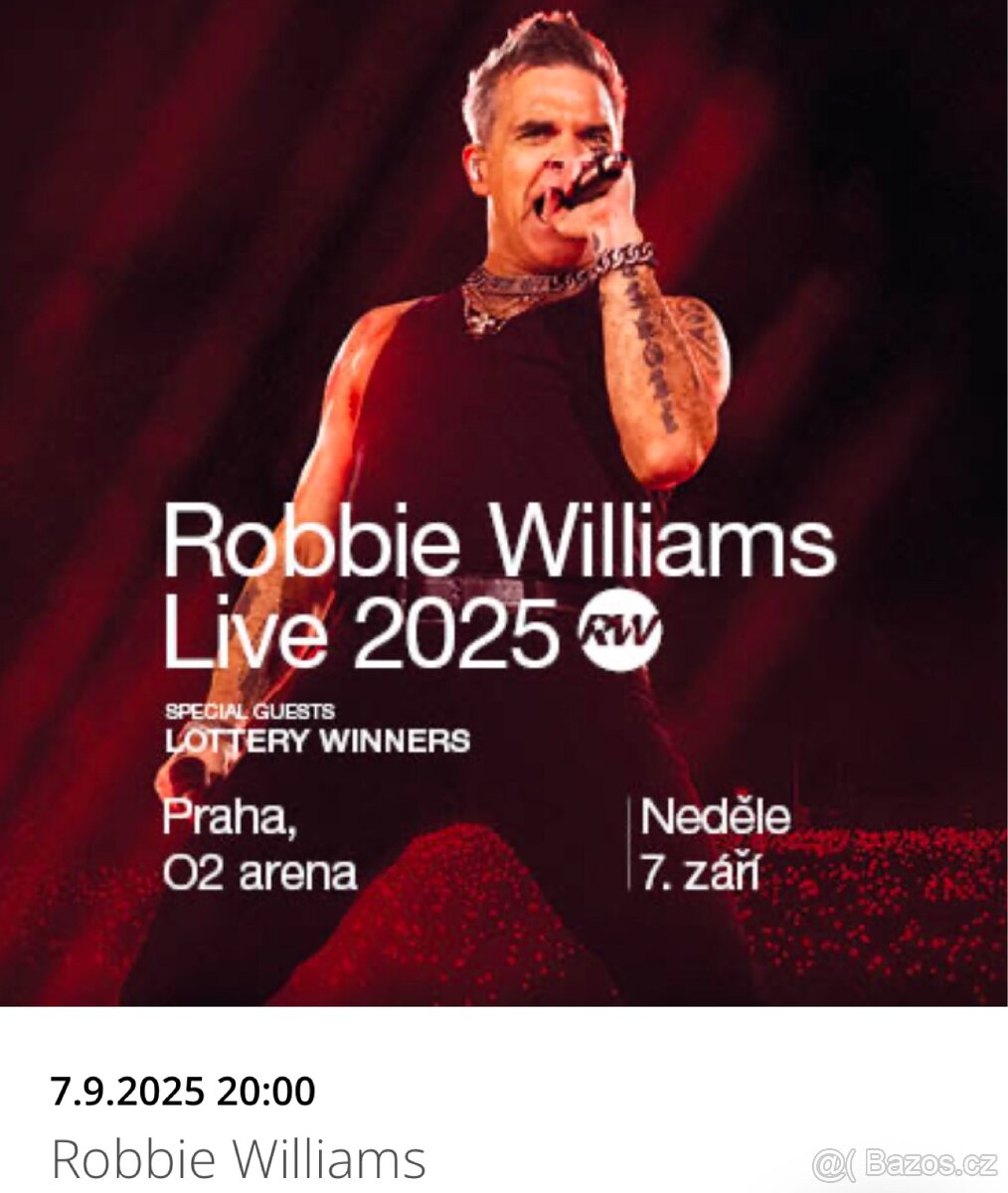 ROBBIE WILLIAMS, 7.9.2025 O2 ARENA