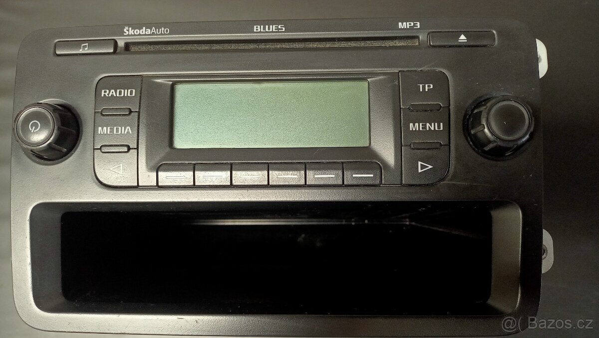 Autorádio škodaBlues MP3 fabia2 roomster