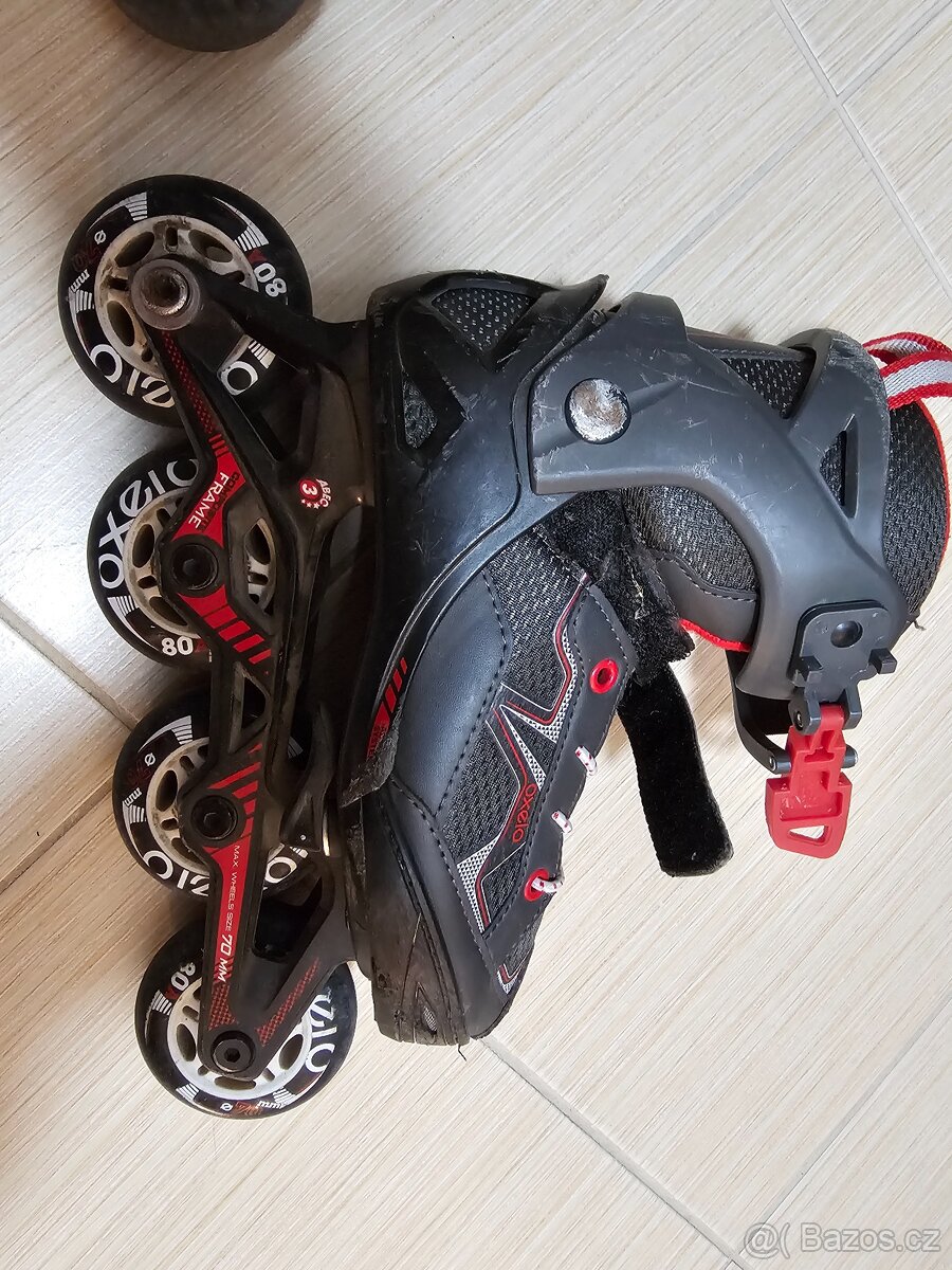 Inline 29-32 Oxelo z Decathlonu - rostoucí brusle