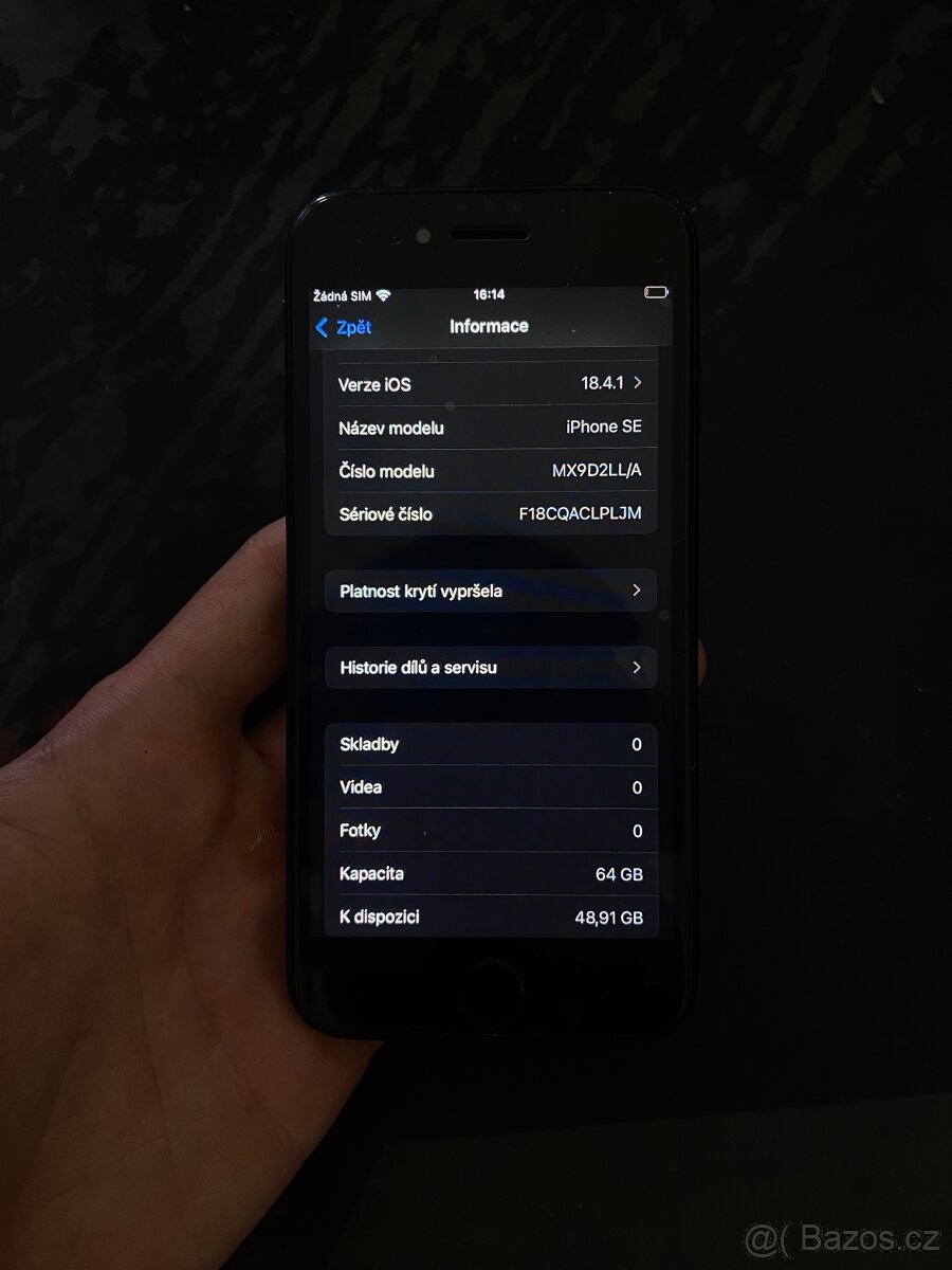 Iphone Se 2020 64GB NOVÁ BATERIE 100%