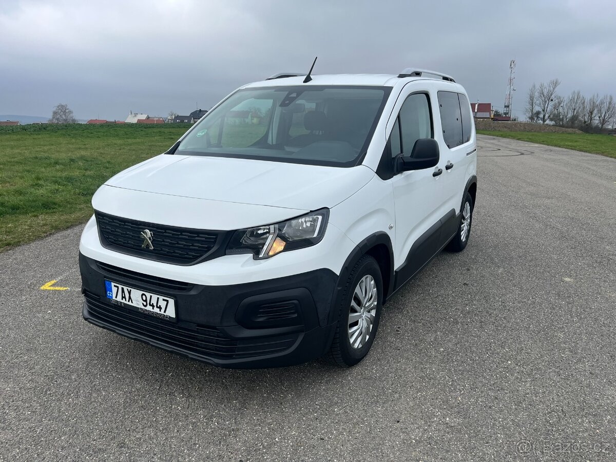 Peugeot Rifter, 1.5 BlueHDI, servisováno, ČR