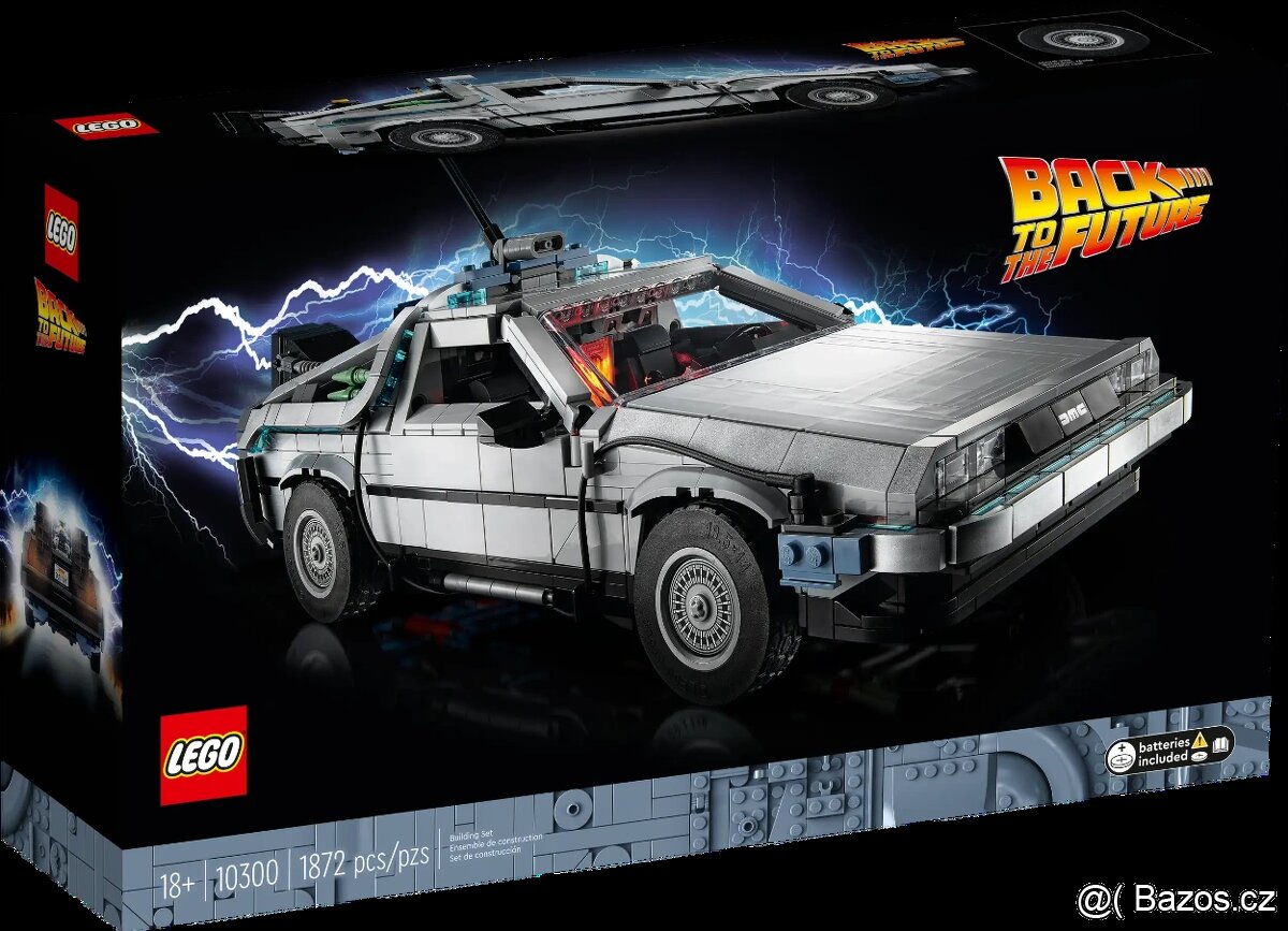 Stroj času z Návratu do budoucnosti Lego 10300