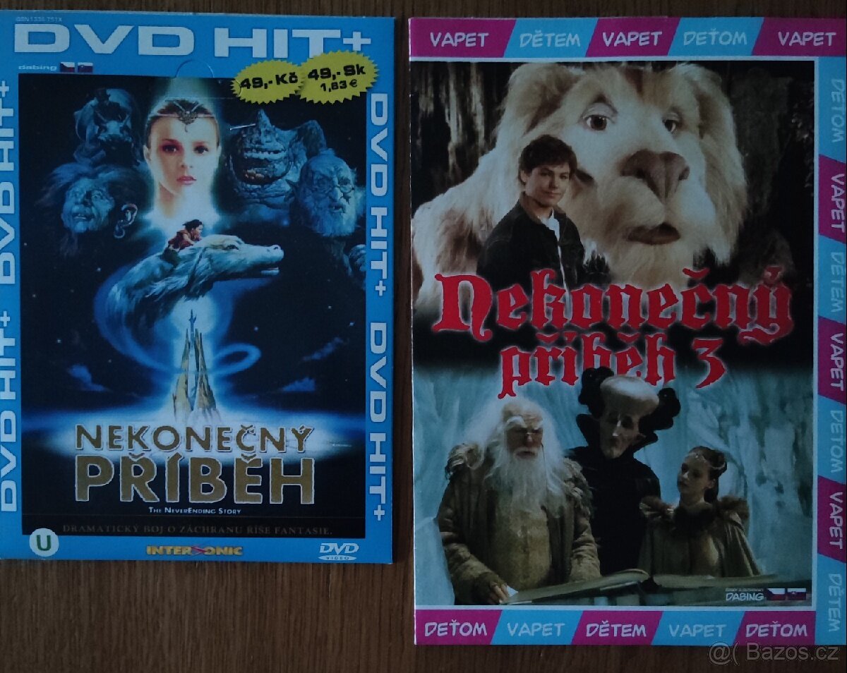 Nekonečný příběh 1& 2 - pohádkové DVD - NOVÉ NEROZBALENÉ