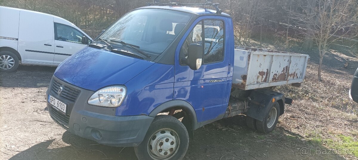 Gaz Gazela 4X4, nosič kontajneru ,12/2014, do 3,5t
