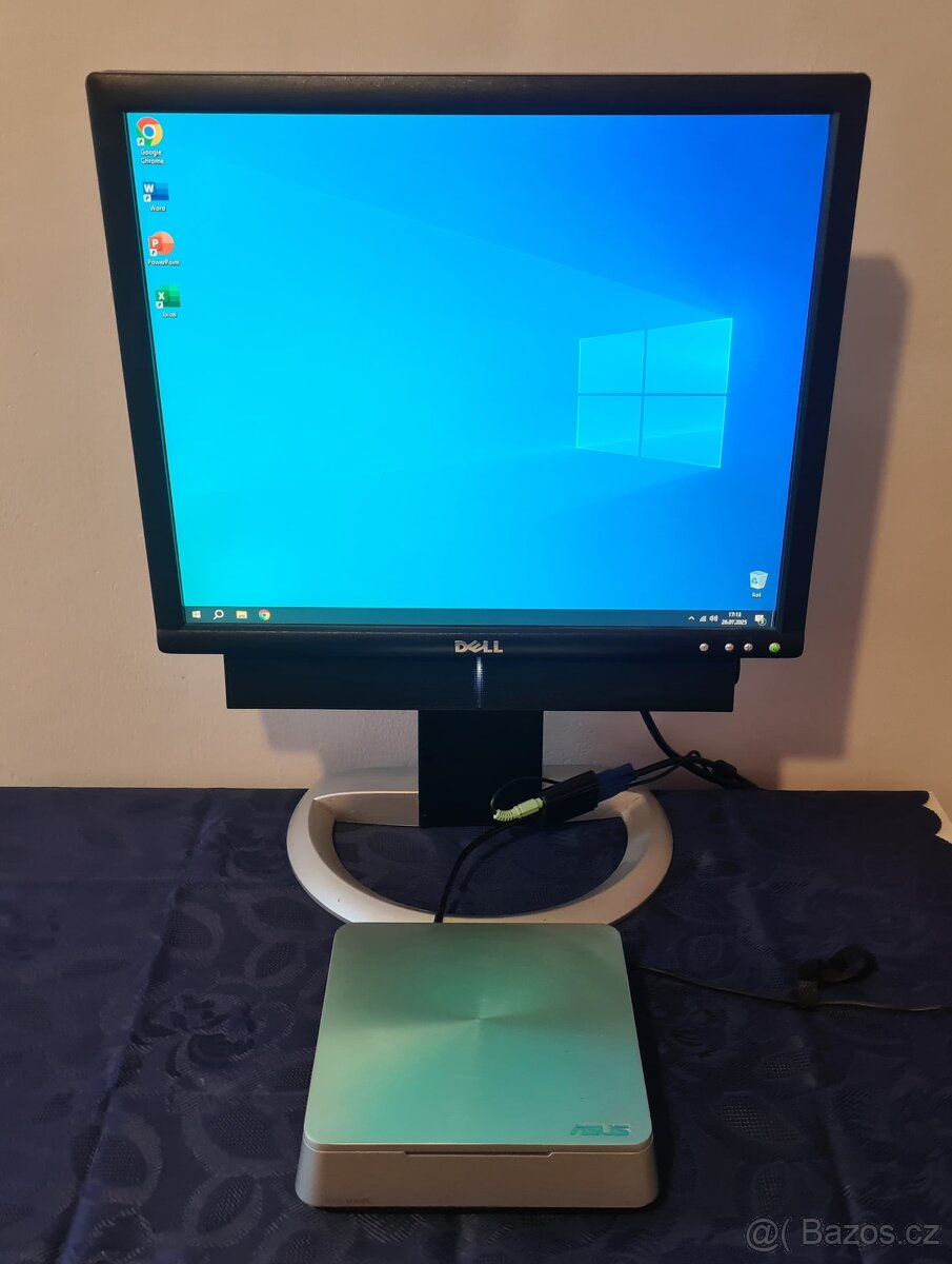 Mini PC Asus VivoPC VM42 + monitor DELL + soundbar