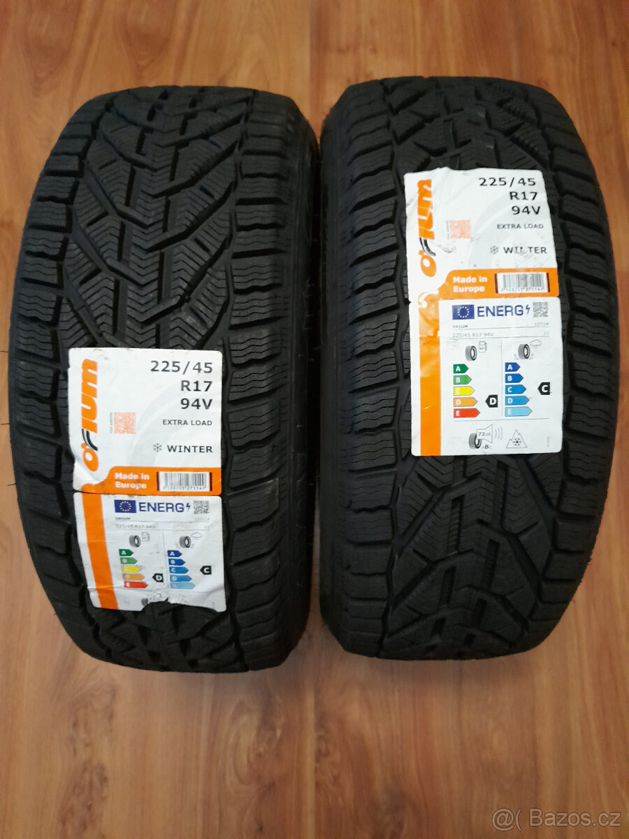 ZIMNÍ PNEU ORIUM 225/45/17 2 KUSY