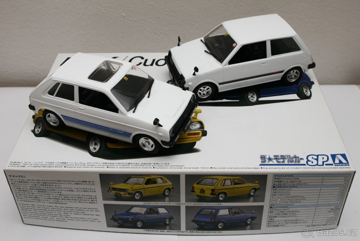 SUBARU KM1 Rex / DAIHATSU L55S Cuore (1:20)