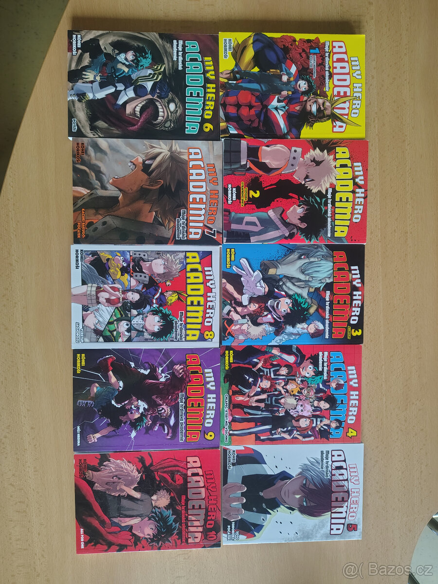 Manga My Hero Academia 1-10