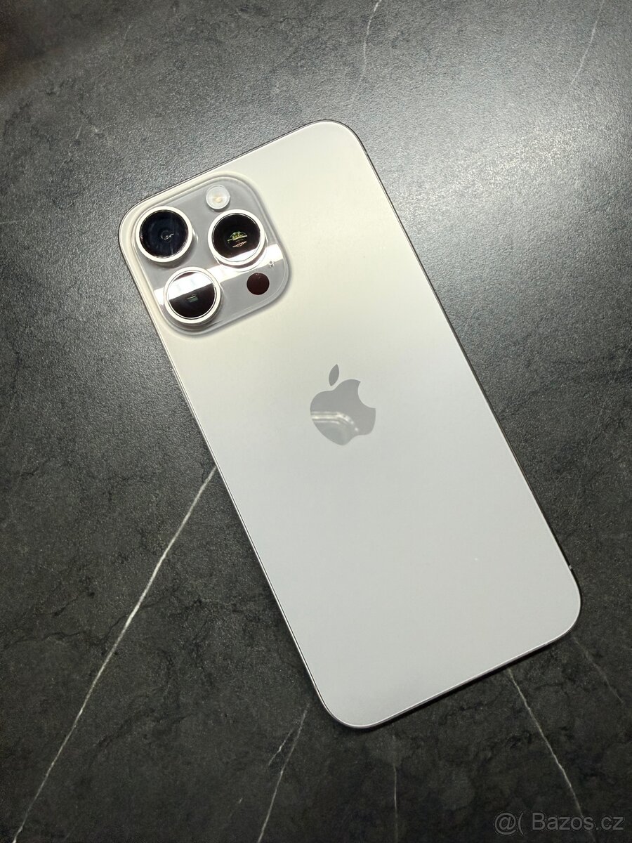iPhone 15 Pro Max 256gb Přírodní Titan s platnou zárukou