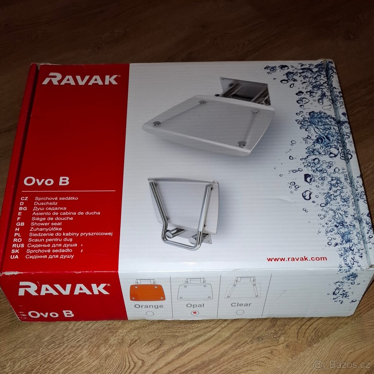 RAVAK sprchové Sedátko Ovo-B - OPAL