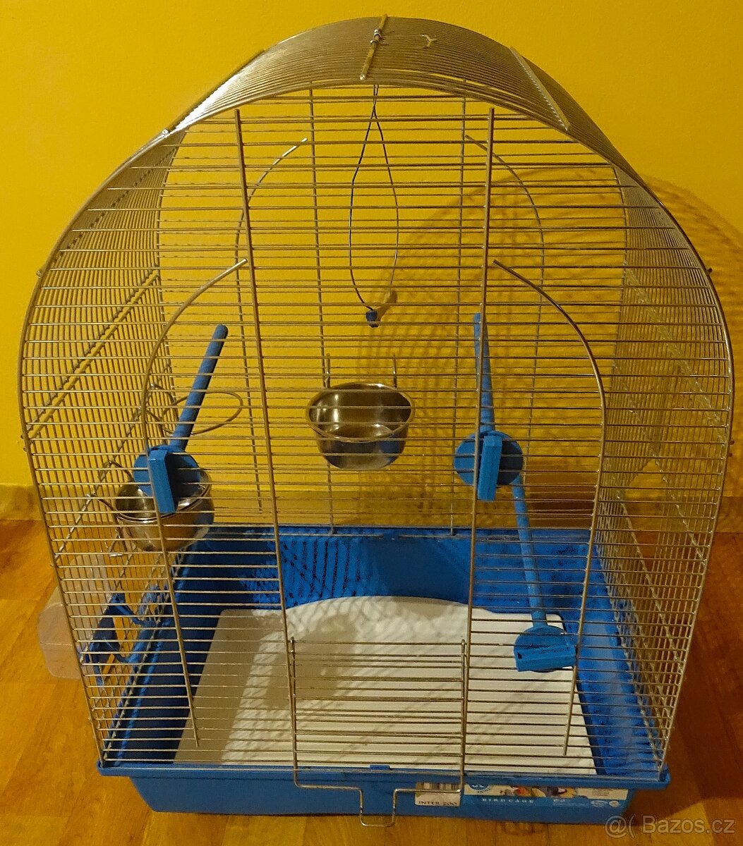 Klec pro ptáky s příslušenstvím – výška 55 cm, šířka 42 cm