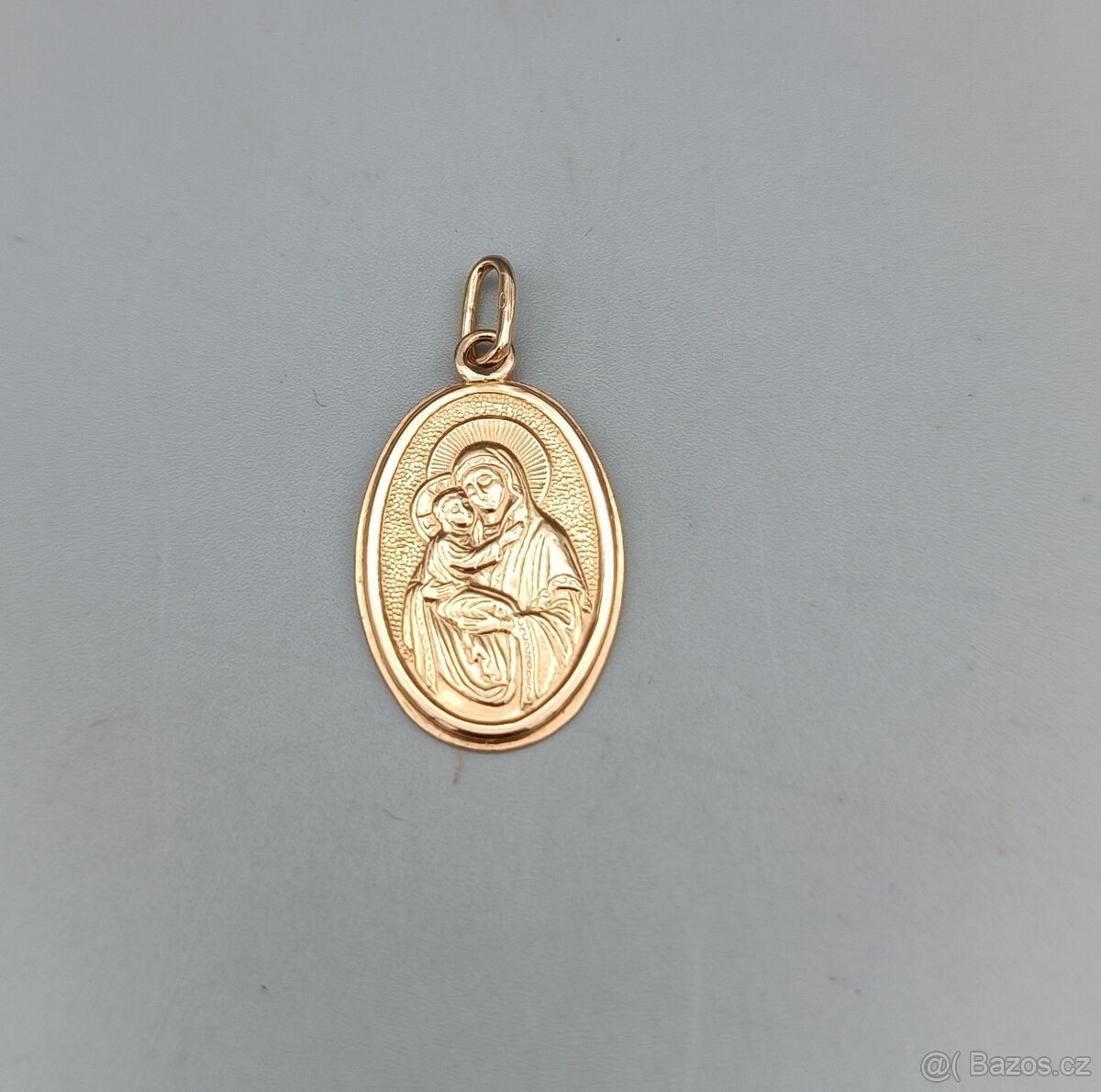 Zlatý přívěsek, madonka 1,65g, 14 kt, 585/1000