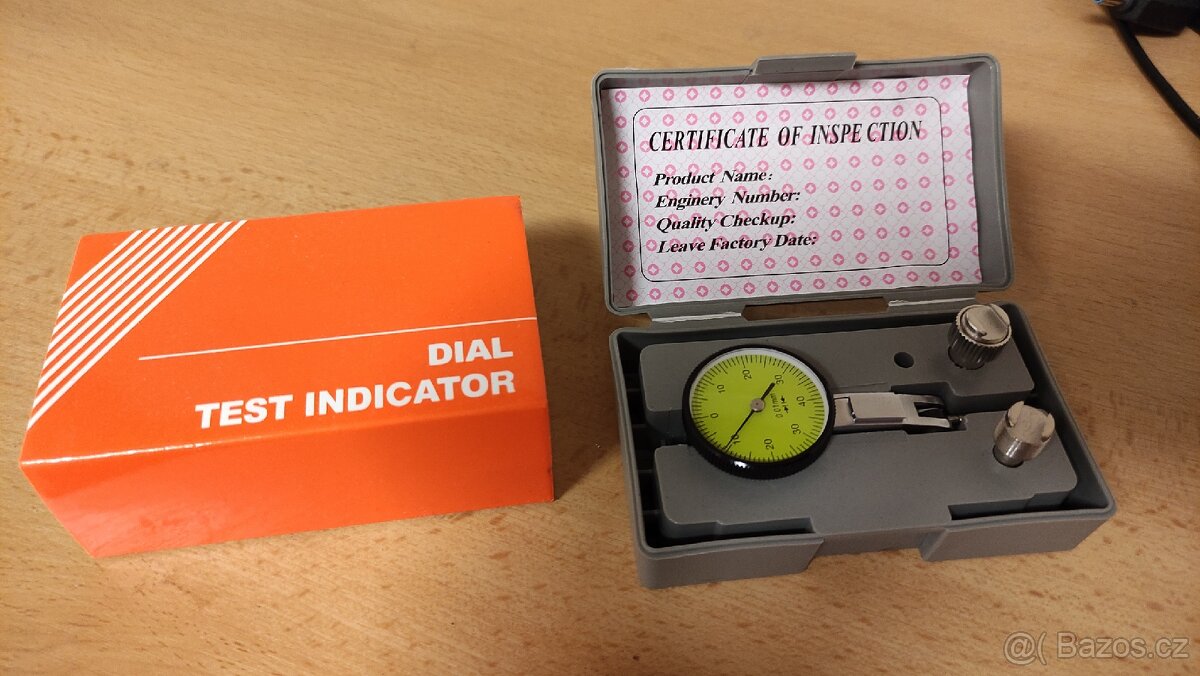 Páčkový číselníkový úchylkoměr