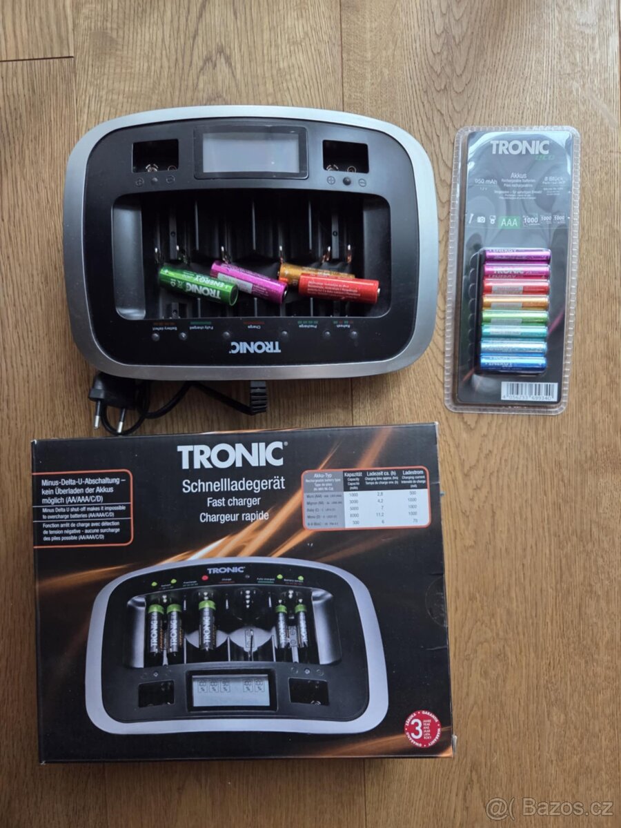 Prodám nabíječku baterií AA, AAA, C, D