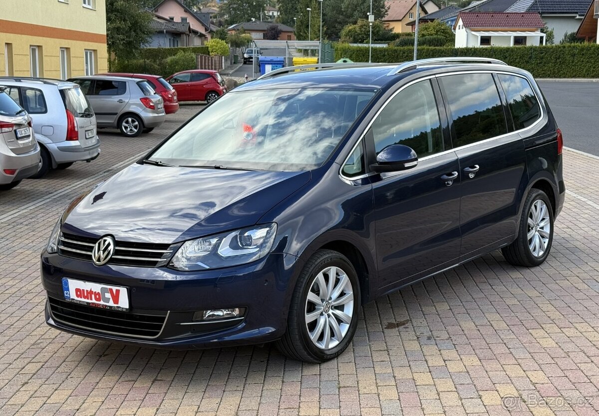 VW SHARAN 2.0 TDI 125kW-12/2012-216.785KM-PANO,KAMERA,7 MÍST