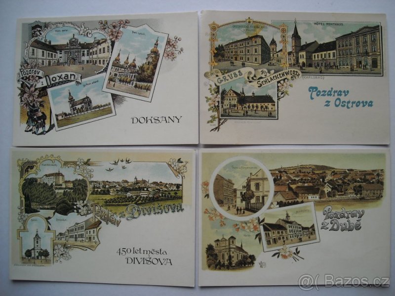 Staré pohlednice 4 - vyměním nebo prodám