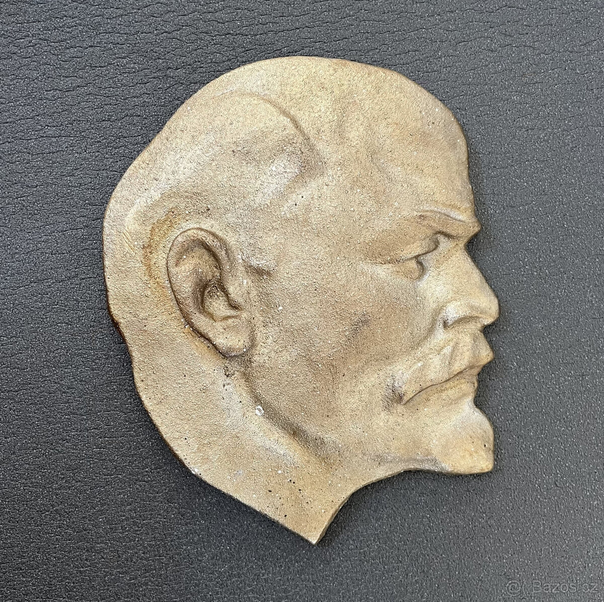 V. I. Lenin Kovová retro plastika na zavěšení 20 cm