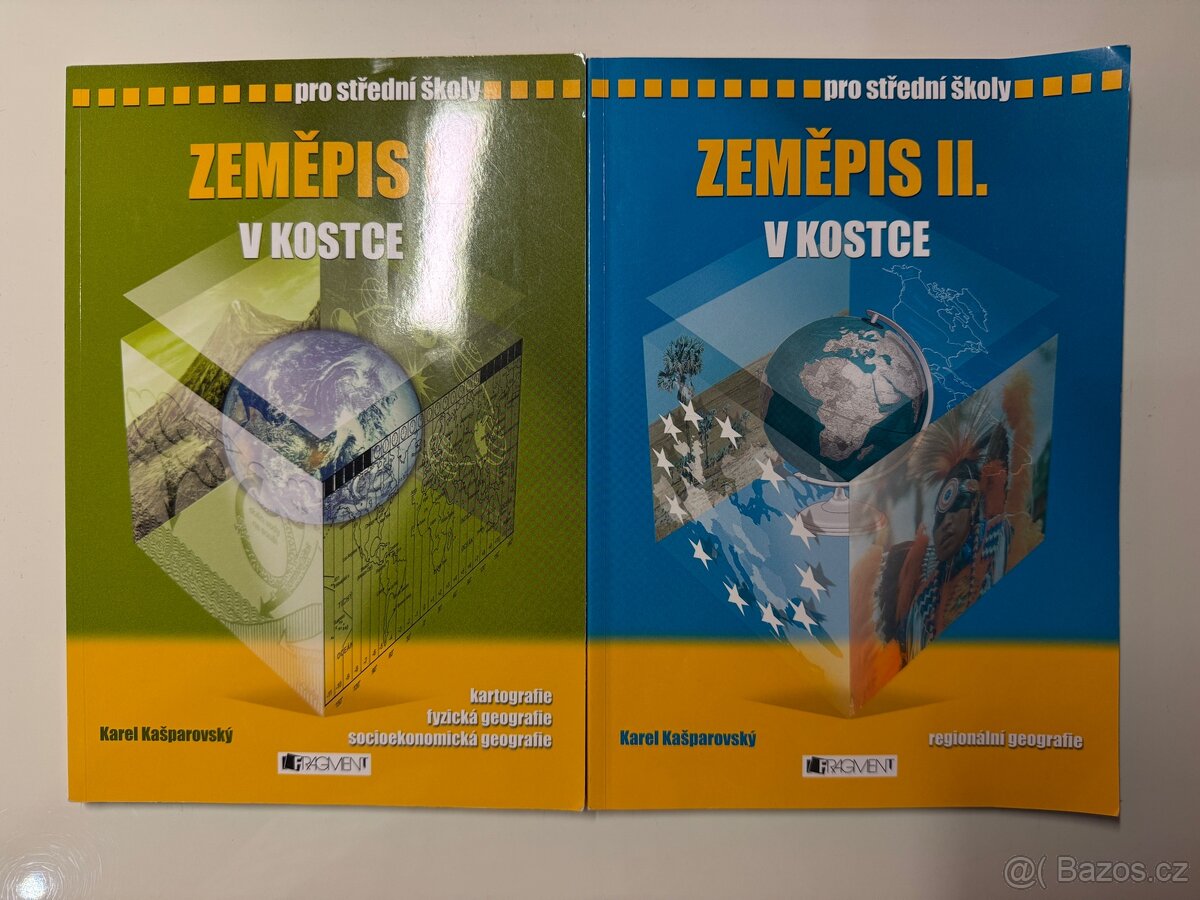 Zeměpis I. a II. v kostce pro střední škol Fragment