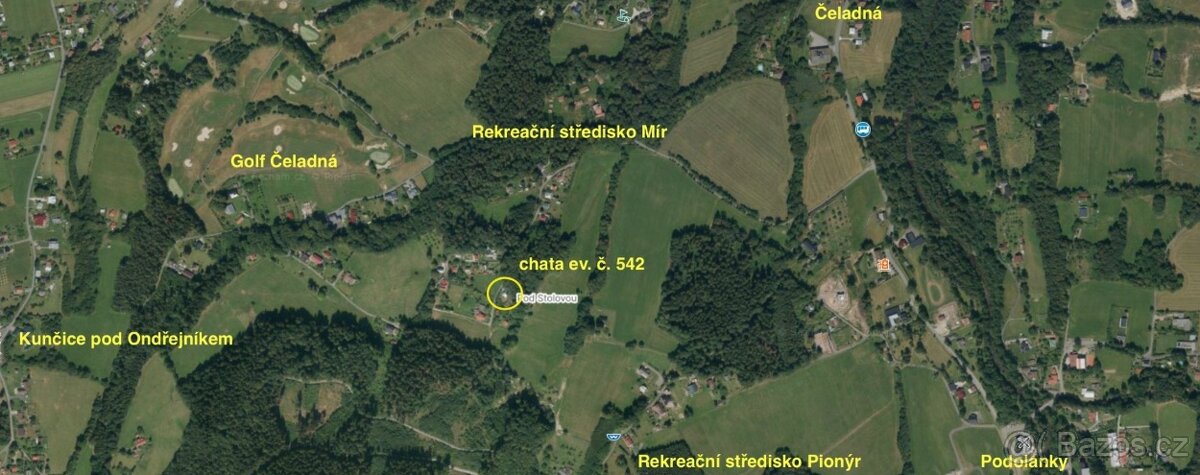 Chata Čeladná 3+1 pozemek cca 1300m2