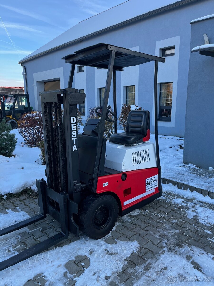 Vysokozdvižný vozík DESTA MV 12BA - nový model s rámem