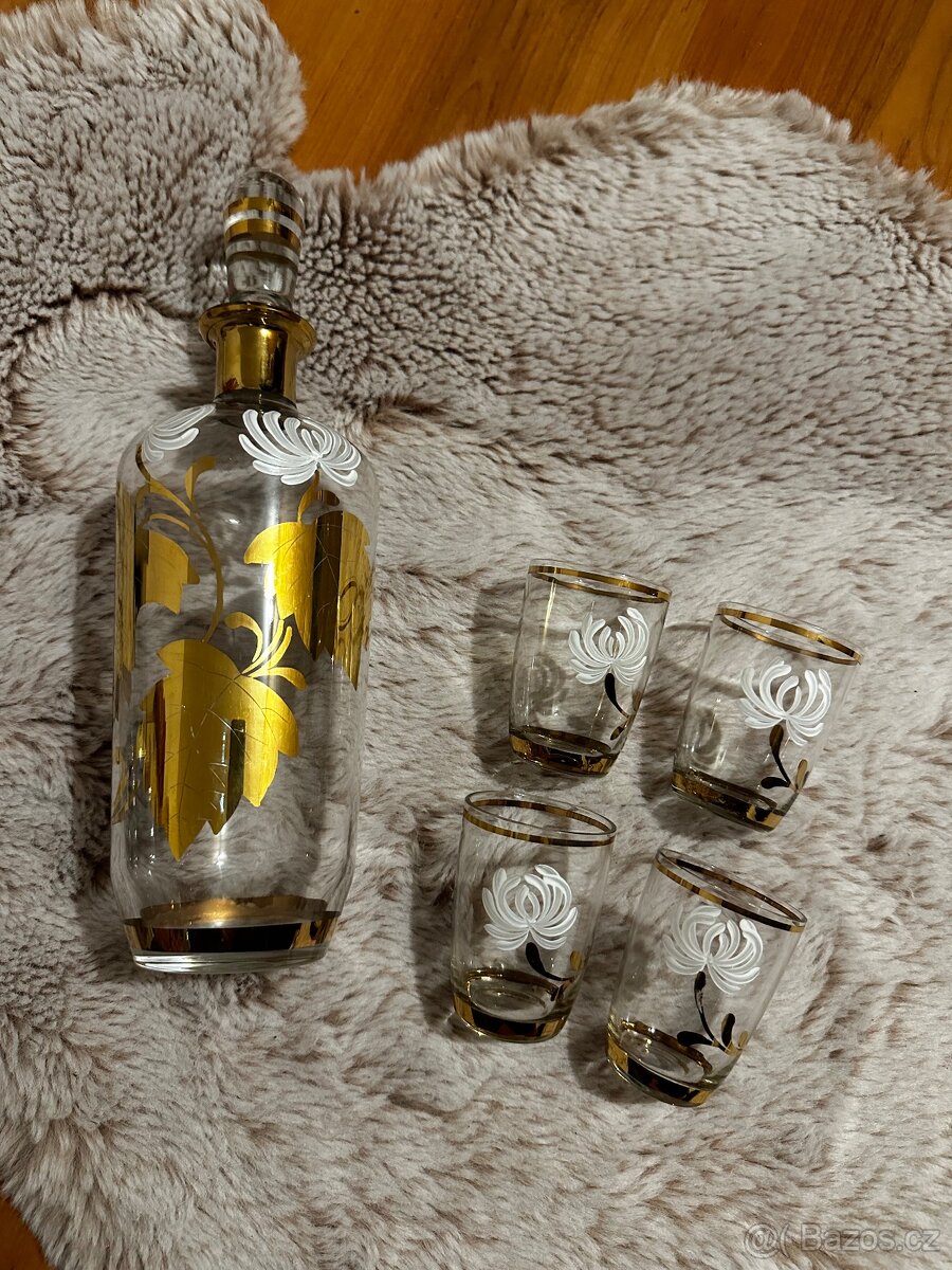 Karafa+4 skleničky