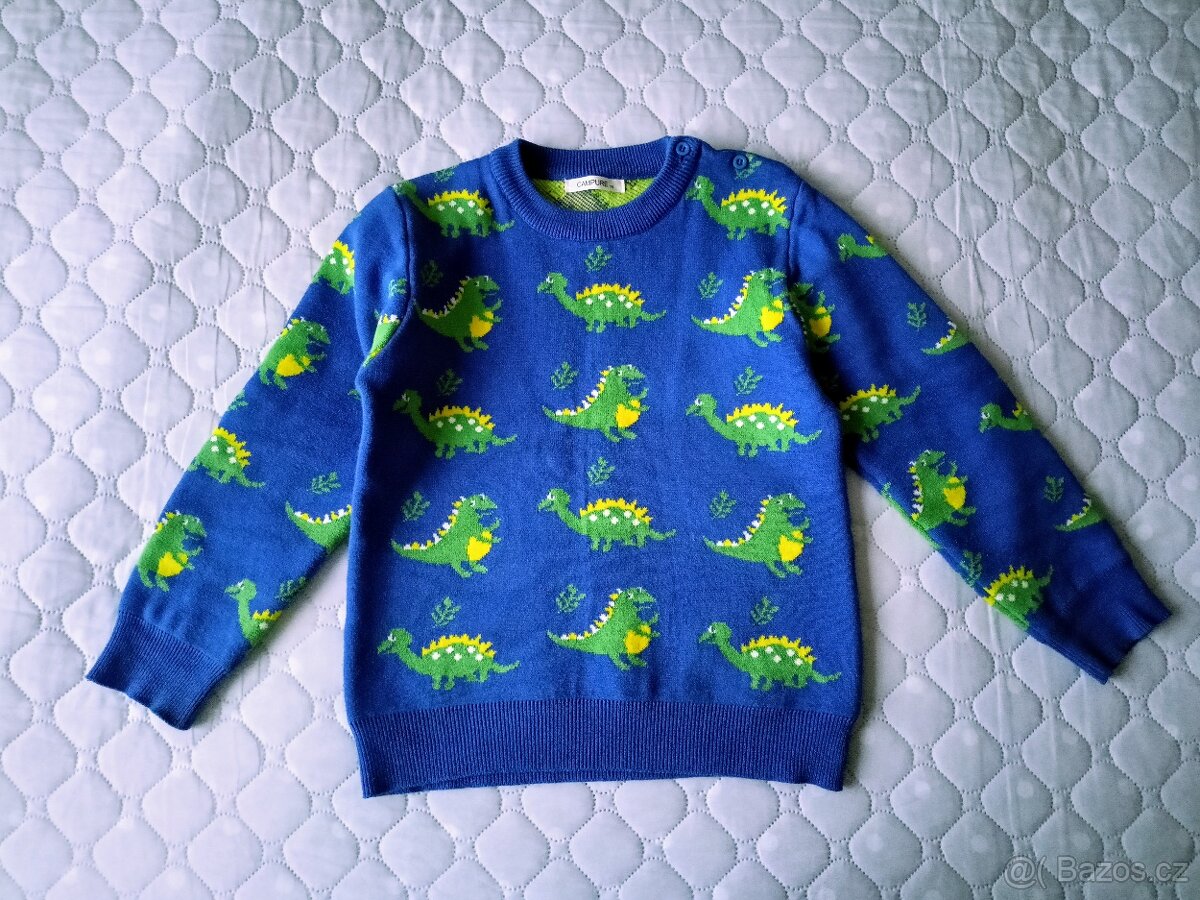 Dětský Dino svetr top stav, vel.128