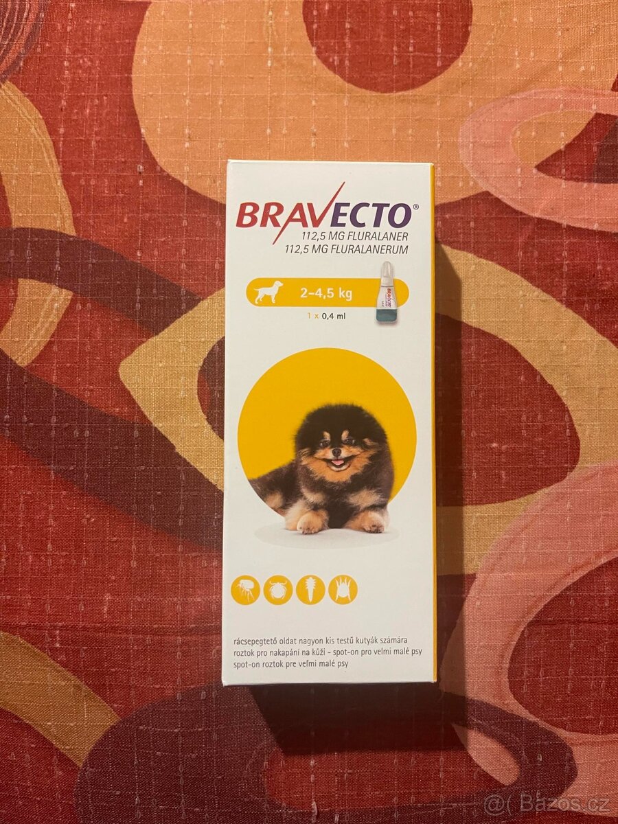 Bravecto - roztok na kůži pro malé psi