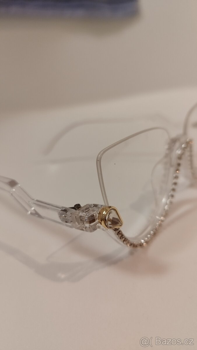 Nové dámské brýle, brýlové obruby s kamínky