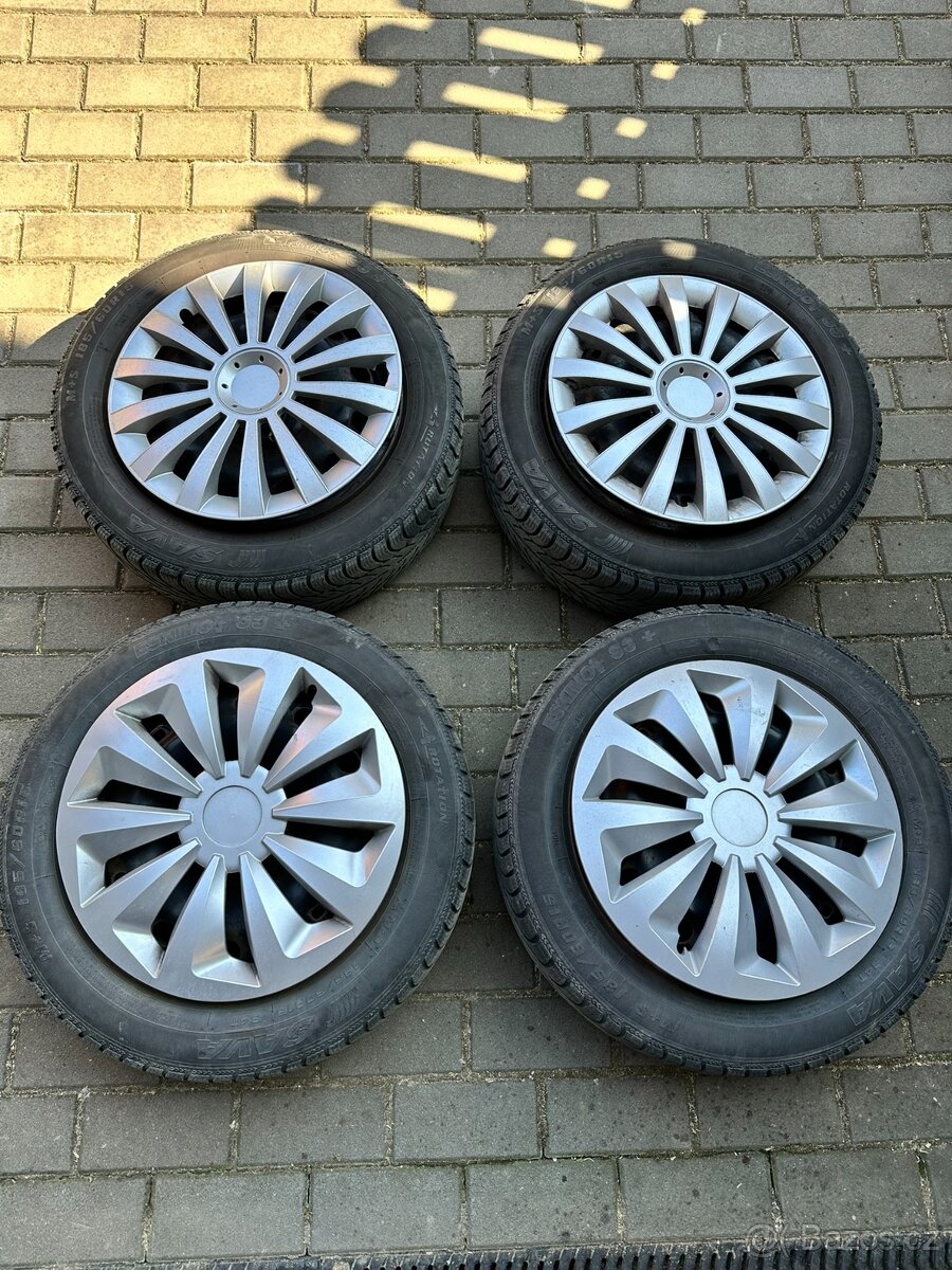 5x100 R15 alu Škoda Fabia 3 originál VW zimní