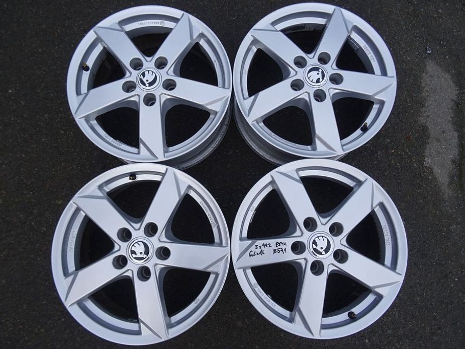 Alu disky Rial na Škoda, VW, vel. 16", 5x112,ET 42,šíře 6,5