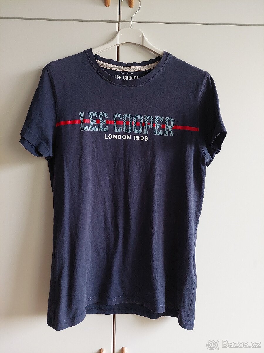 Tričko pánské Lee Cooper vel. S tmavě modré