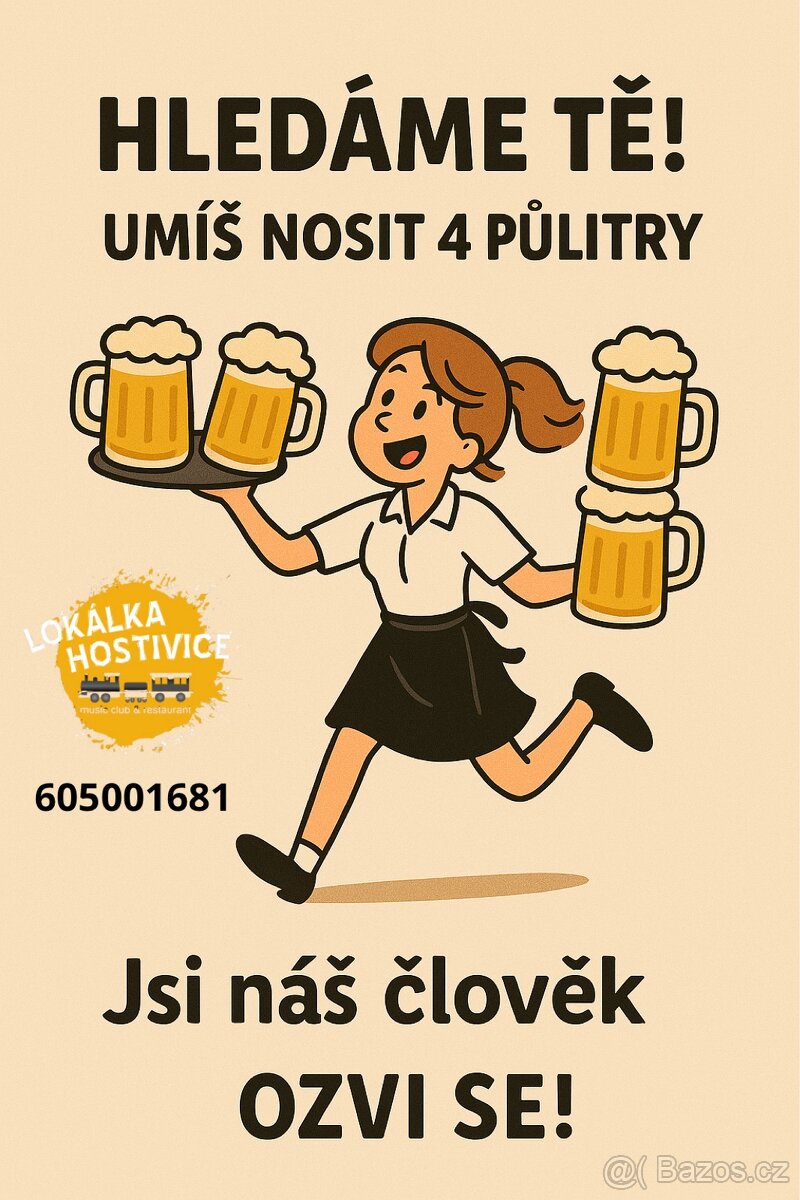 Číšník - Servírka
