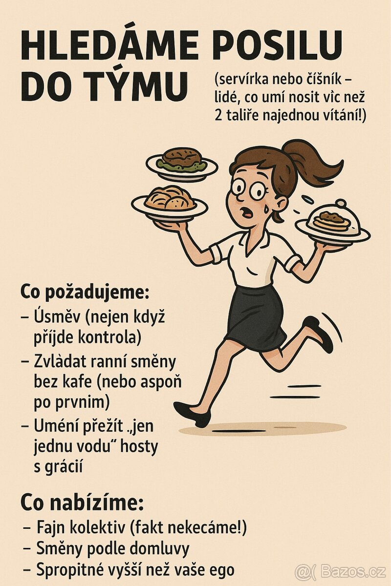 Číšník - Servírka