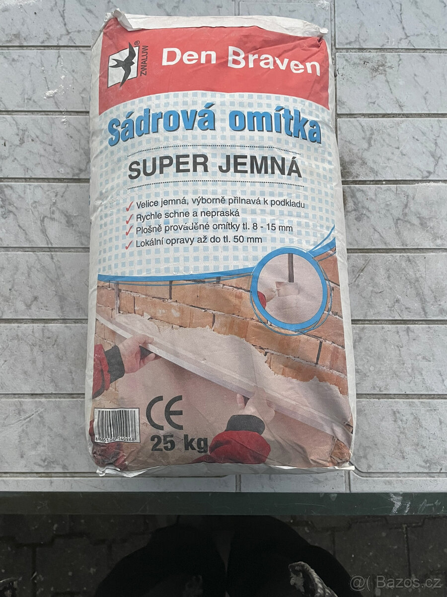 Sádrová omítka Den Braven